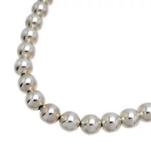 Tiffany Co Ball Necklace Sterling Silver